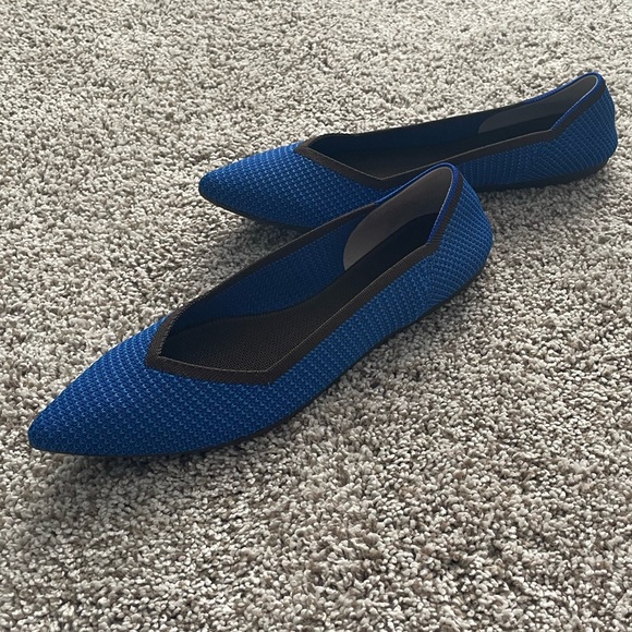 Rothys The Point in Blue, Brown - Picture 5 of 6